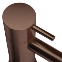 Fontein Sifon Hotbath Cobber Rond Geborsteld Koper PVD -Geberiter Meubels Geschaft p034bcp fontein sifon hotbath cobber rond geborsteld koper pvd 1