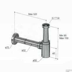 Fontein Sifon Hotbath Cobber Rond Zwart Chroom -Geberiter Meubels Geschaft p034bk fontein sifon hotbath cobber rond zwart chroom tech