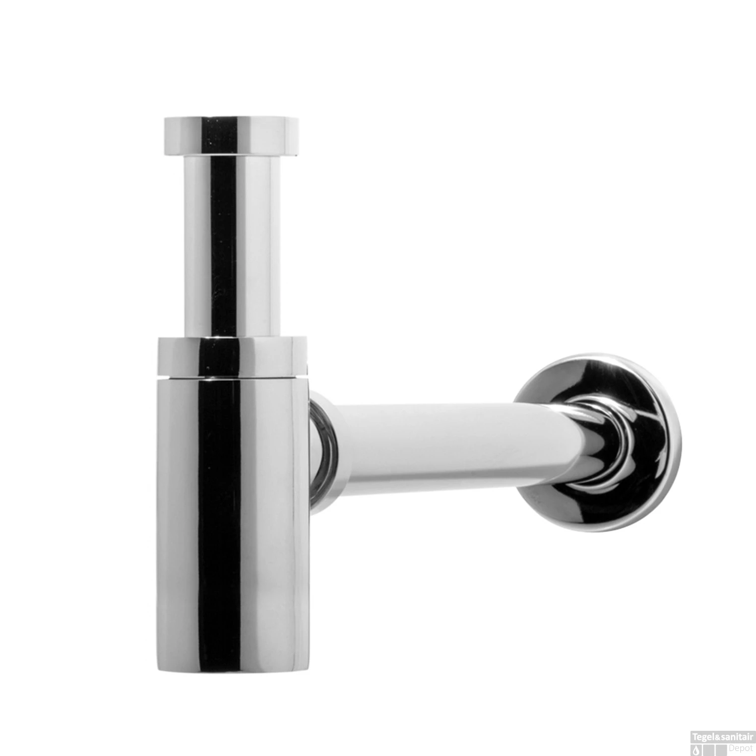 Wastafel Sifon Hotbath Cobber Rond Chroom 3 Wastafel Sifon Hotbath Cobber Rond Chroom