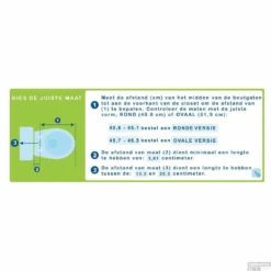 Douche WC Toiletzitting Brondell Swash 1400EU Ovaal -Geberiter Meubels Geschaft paswijzer