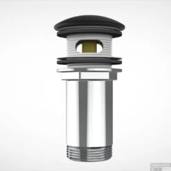 Pop-up Waste Wastafel Arcqua 1-1/4 Universeel Mat Zwart