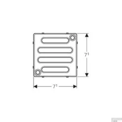 Putrooster Geberit Voor Doucheput Vloer Vergrendbaar 7.1x7.1 Cm RVS -Geberiter Meubels Geschaft putrooster geberit voor doucheput vloer vergrendbaar 7.1x7.1 cm rvs tech