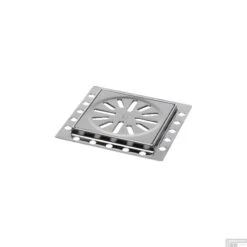 Renovatievloerput Rooster Aquaberg Met 1 Aansluiting 10x10x0.8 Cm RVS -Geberiter Meubels Geschaft renovatievloerput rooster aquaberg met 1 aansluiting 10x0.8 cm rvs 2