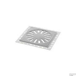 Renovatievloerput Rooster Aquaberg Met 1 Aansluiting 14.6x14.6x0.5 Cm RVS -Geberiter Meubels Geschaft renovatievloerput rooster aquaberg met 1 aansluiting 14.6x14.6x0.5 cm rvs 2