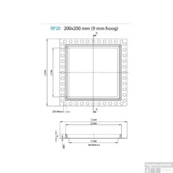Renovatievloerput Rooster Aquaberg RP20 Met 1 Aansluiting 20x20x0.9 Cm RVS 7 Renovatievloerput Rooster Aquaberg RP20 Met 1 Aansluiting 20x20x0.9 Cm RVS -Geberiter Meubels Geschaft renovatievloerput rooster aquaberg rp20 met 1 aansluiting 20x0.9 cm rvs tech