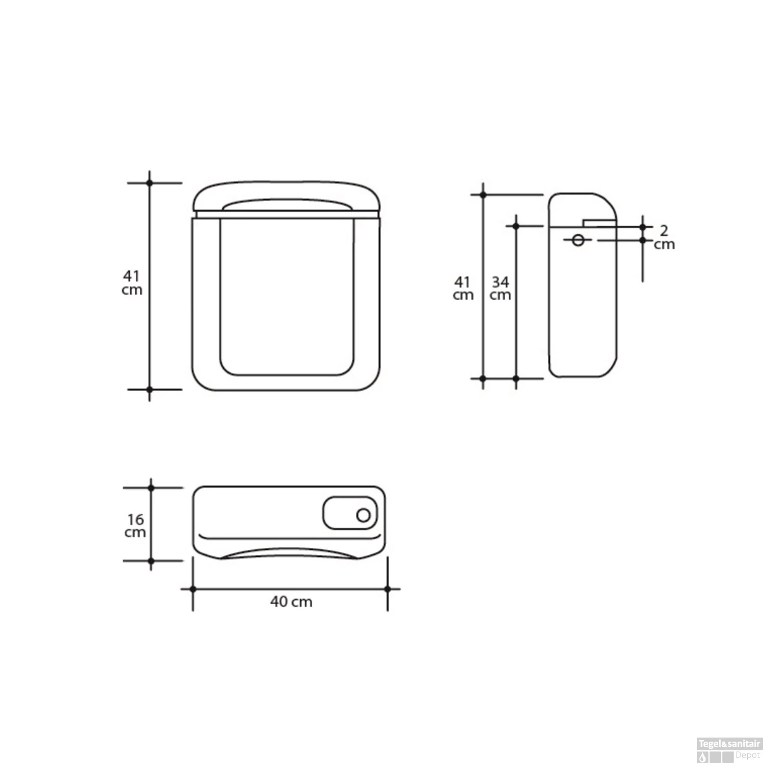 Reservoir Go By Van Marcke Oli Luxe Waterbesparend Hoogwaardig Kunststof - Afbeelding 2
