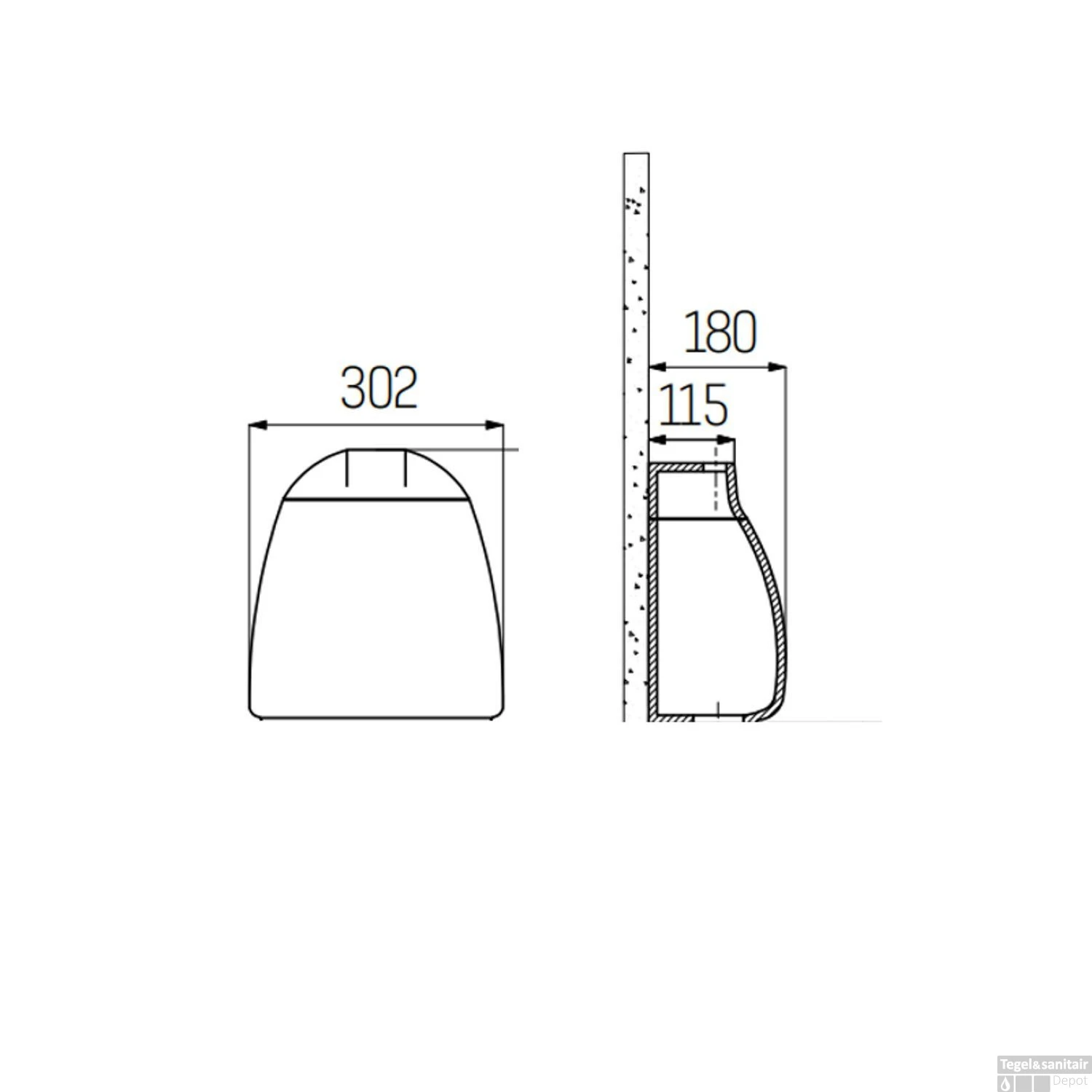 Reservoir Kindertoilet Boss & Wessing Flower Keramiek 4 Reservoir Kindertoilet Boss & Wessing Flower Keramiek - Afbeelding 2
