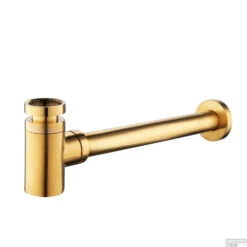 Sifon Wiesbaden 5/4 Laag Geborsteld Messing Goud