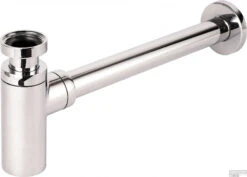 Siphon Wastafel Allibert Sidi Glanzend Chroom