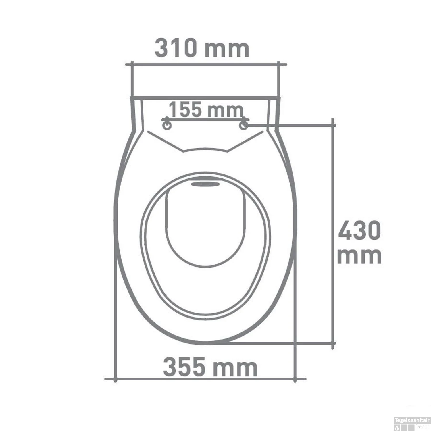 Staand Toilet Van Marcke Go Met Vermaler Wit 5 Staand Toilet Van Marcke Go Met Vermaler Wit - Afbeelding 3