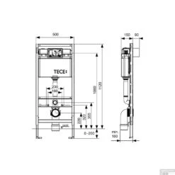 TECE Profil Toiletset Set65 Mudo Mat Zwart Met TECE Drukplaat -Geberiter Meubels Geschaft tece profil toiletset set65 mudo mat zwart met tece drukplaat tech3