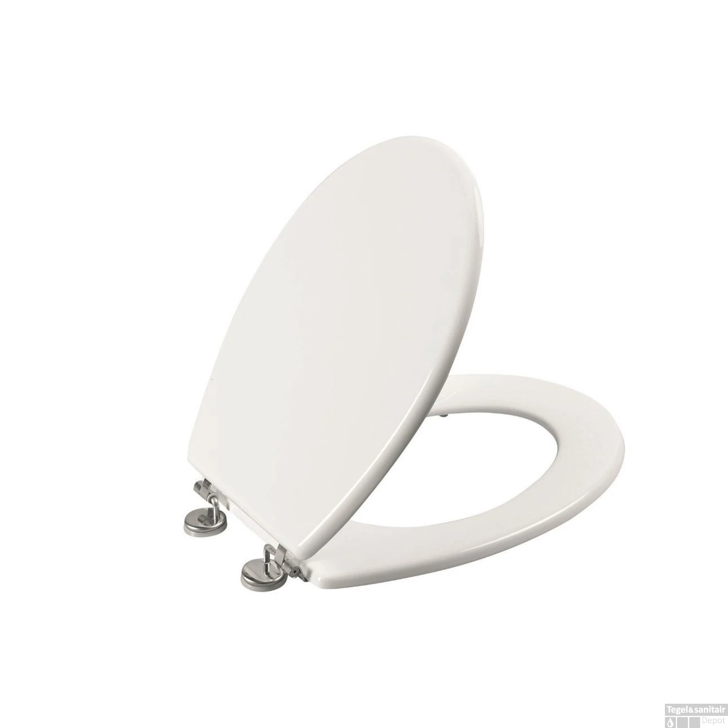 Toiletzitting Allibert Bolivia Geperst Hout 36,2x5,2x45 Cm Gelakt Wit 4 Toiletzitting Allibert Bolivia Geperst Hout 36,2x5,2x45 Cm Gelakt Wit - Afbeelding 2