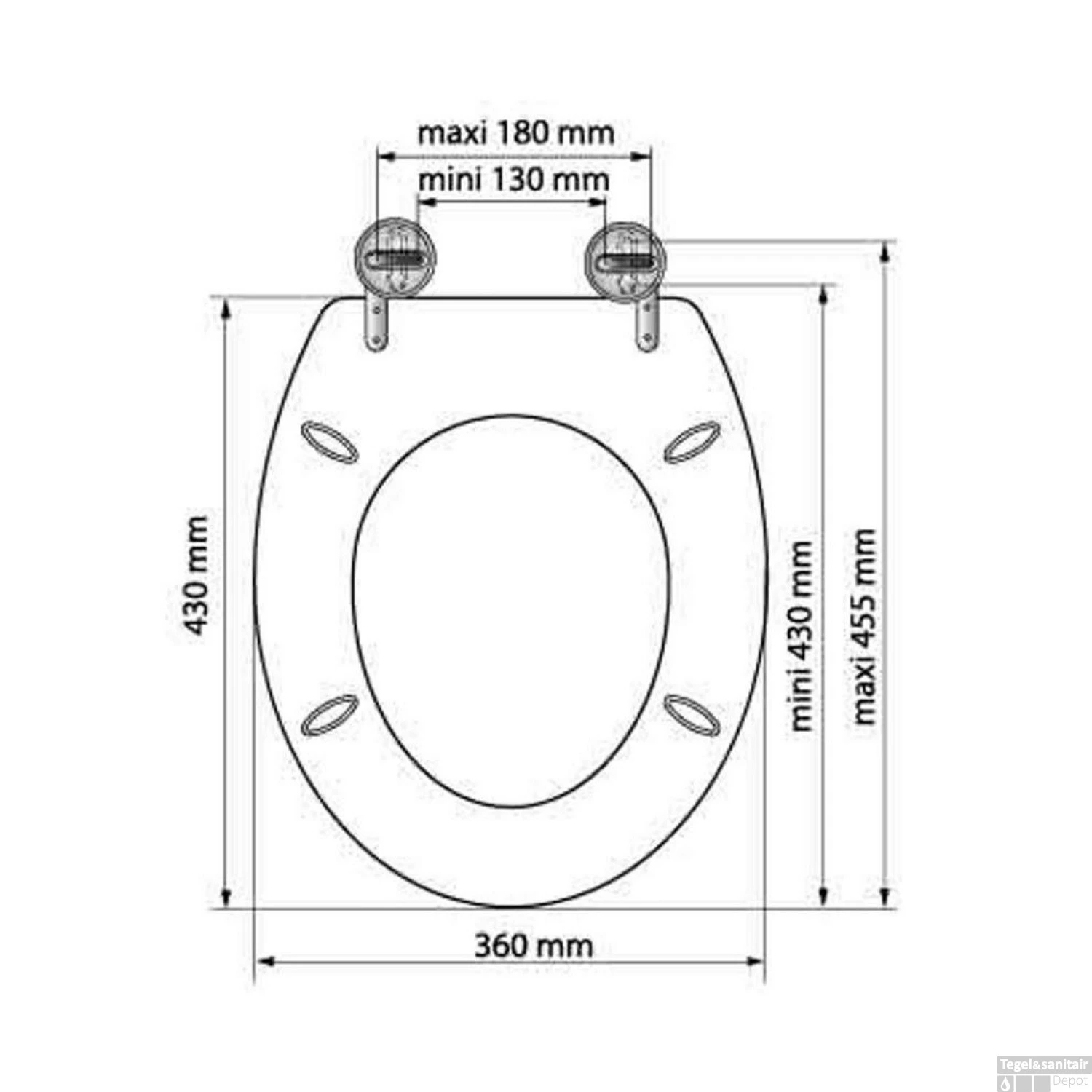 Toiletzitting Allibert Bolivia Geperst Hout 36,2x5,2x45 Cm Gelakt Wit 5 Toiletzitting Allibert Bolivia Geperst Hout 36,2x5,2x45 Cm Gelakt Wit - Afbeelding 3