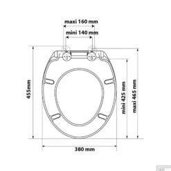 Toiletzitting Allibert Karma Kunststof 38x6,6x45,5 Cm Soft-Close Afklikbaar Wit -Geberiter Meubels Geschaft toiletbril allibert karma wit tech