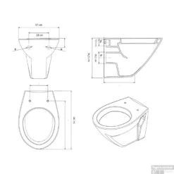 Grohe Rapid SL Toiletset Set20 Villeroy & Boch Subway 2.0 Diepspoel Met Grohe Arena Of Skate Drukplaat -Geberiter Meubels Geschaft toiletpot villeroy en boch subway 2.0 diepspoel 56001001 tech 2