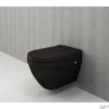 Wandcloset Creavit Bocchi Taormina Arch Verborgen Bevestiging Mat Zwart (Exclusief Zitting) -Geberiter Meubels Geschaft toiletpot bocchi taormina arch met softclose zitting mat zwart sfeer