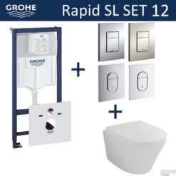 Grohe Rapid SL Toiletset Set12 Wiesbaden Vesta 52 Cm Met Grohe Arena Of Skate Drukplaat