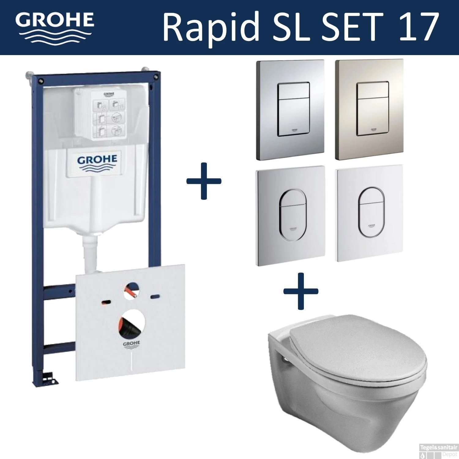 Grohe Rapid SL Toiletset Set17 Gustavsberg Saval Vlakspoel Met Grohe Arena Of Skate Drukplaat 3 Grohe Rapid SL Toiletset Set17 Gustavsberg Saval Vlakspoel Met Grohe Arena Of Skate Drukplaat