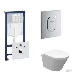 Grohe Rapid SL Toiletset Set18 Wiesbaden Vesta Junior Rimless 47 Cm Met Grohe Arena Of Skate Drukplaat -Geberiter Meubels Geschaft toiletset grohe rapid sl set18 shop 1