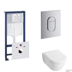 Grohe Rapid SL Toiletset Set20 Villeroy & Boch Subway 2.0 Diepspoel Met Grohe Arena Of Skate Drukplaat -Geberiter Meubels Geschaft toiletset grohe rapid sl set20 shop 1