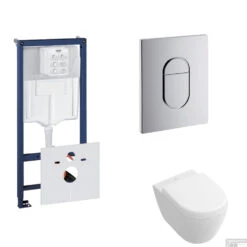 Grohe Rapid SL Toiletset Set21 Villeroy & Boch Subway 2.0 Compact Met Grohe Arena Of Skate Drukplaat -Geberiter Meubels Geschaft toiletset grohe rapid sl set21 shop 1