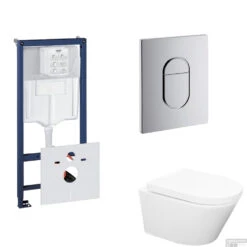 Grohe Rapid SL Toiletset Set24 Wiesbaden Vesta Rimless 52 Cm Met Grohe Arena Of Skate Drukplaat -Geberiter Meubels Geschaft toiletset grohe rapid sl set24 shop 2