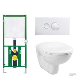 Viega EcoPlus Toiletset Set01 B&W Basic Smart Met Visign For Style 10 Drukplaat -Geberiter Meubels Geschaft toiletset viega ecoplus set01 shop 1