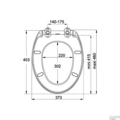 Toiletzitting Allibert Ekla Afklikbaar 37,3x7x45,3 Cm Soft-Close Kunststof Wit -Geberiter Meubels Geschaft toiletzitting allibert ekla glanzend wit tech