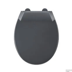 Toiletzitting Allibert Mila Afklikbaar 37,2x5,2x45 Cm Soft-Close Kunststof Antraciet