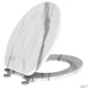 Toiletzitting Allibert Naturo 36,7x5x45 Cm Wit Marmer -Geberiter Meubels Geschaft toiletzitting allibert naturo 36 7x5x45 cm wit marmer sfeer1