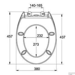 Toiletzitting Allibert System Soft-Close Afklikbaar Glanzend Wit -Geberiter Meubels Geschaft toiletzitting allibert system glanzend wit tech