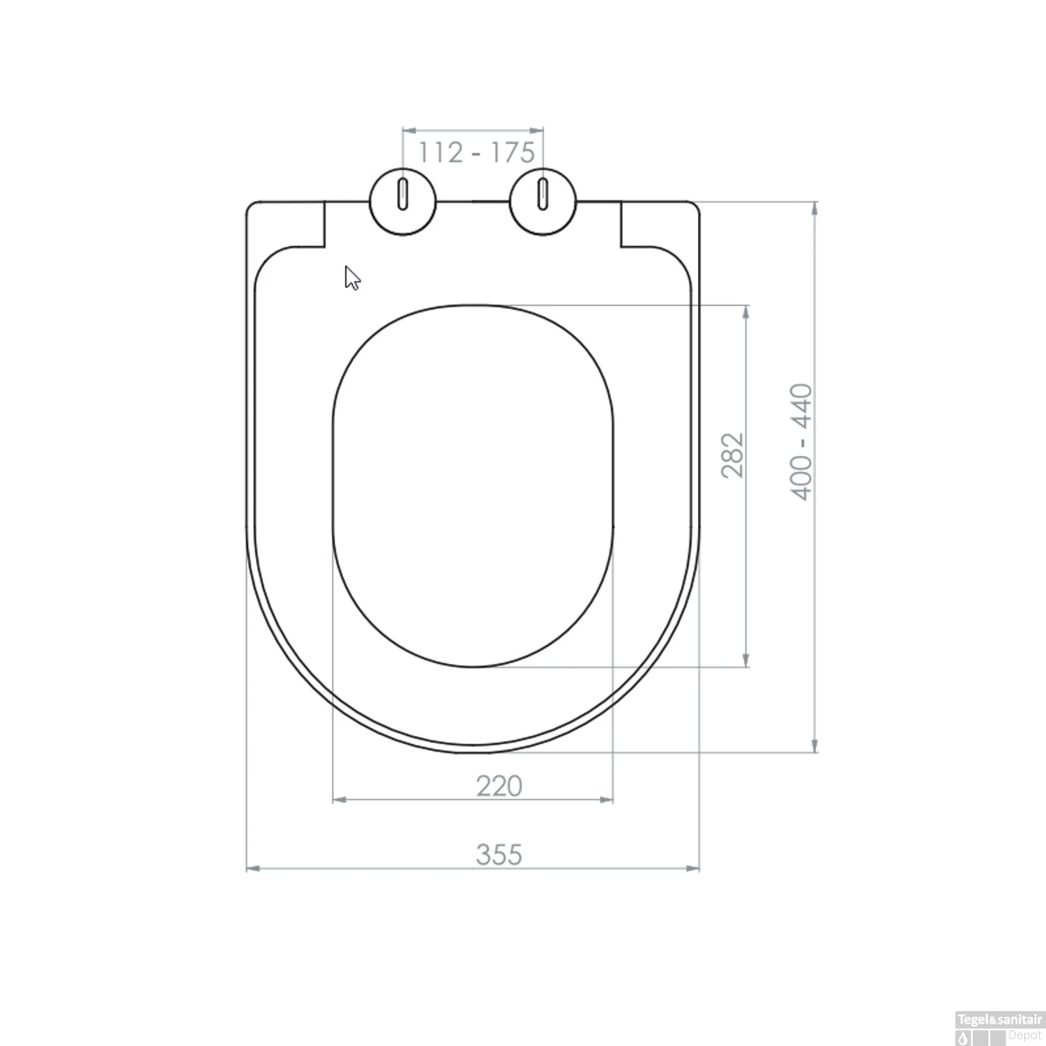 Toiletzitting Boss & Wessing Aloni Softclose Wit 4 Toiletzitting Boss & Wessing Aloni Softclose Wit - Afbeelding 2