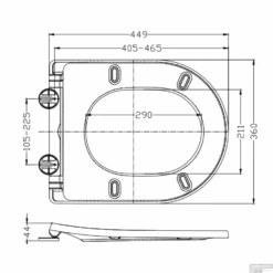 Toiletzitting Met Deksel Boss & Wessing Fair One Touch Mat Grijs -Geberiter Meubels Geschaft toiletzitting met deksel boss wessing fair slim one touch mat grijs tech
