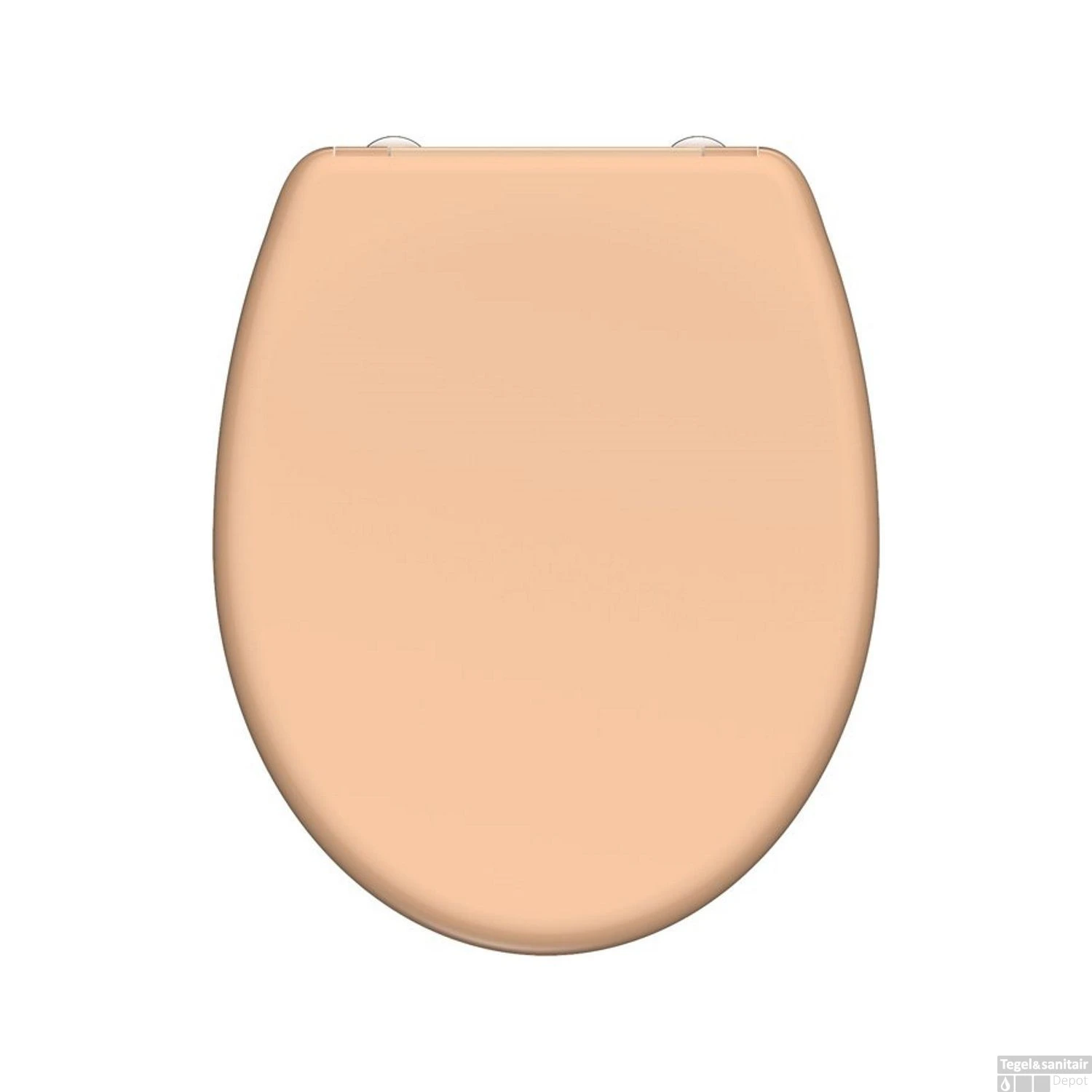 Toiletzitting Schutte Beige Duroplast Met Soft Close En Quick Release Gelakt Beige - Afbeelding 2