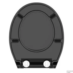 Toiletzitting Schutte Slim Black Ultra Dun Afklikbaar Soft Close Zwart Verstelbaar HoH 7 Tot 19 Cm -Geberiter Meubels Geschaft toiletzitting schutte slim black ultra dun afklikbaar soft close zwart detail2