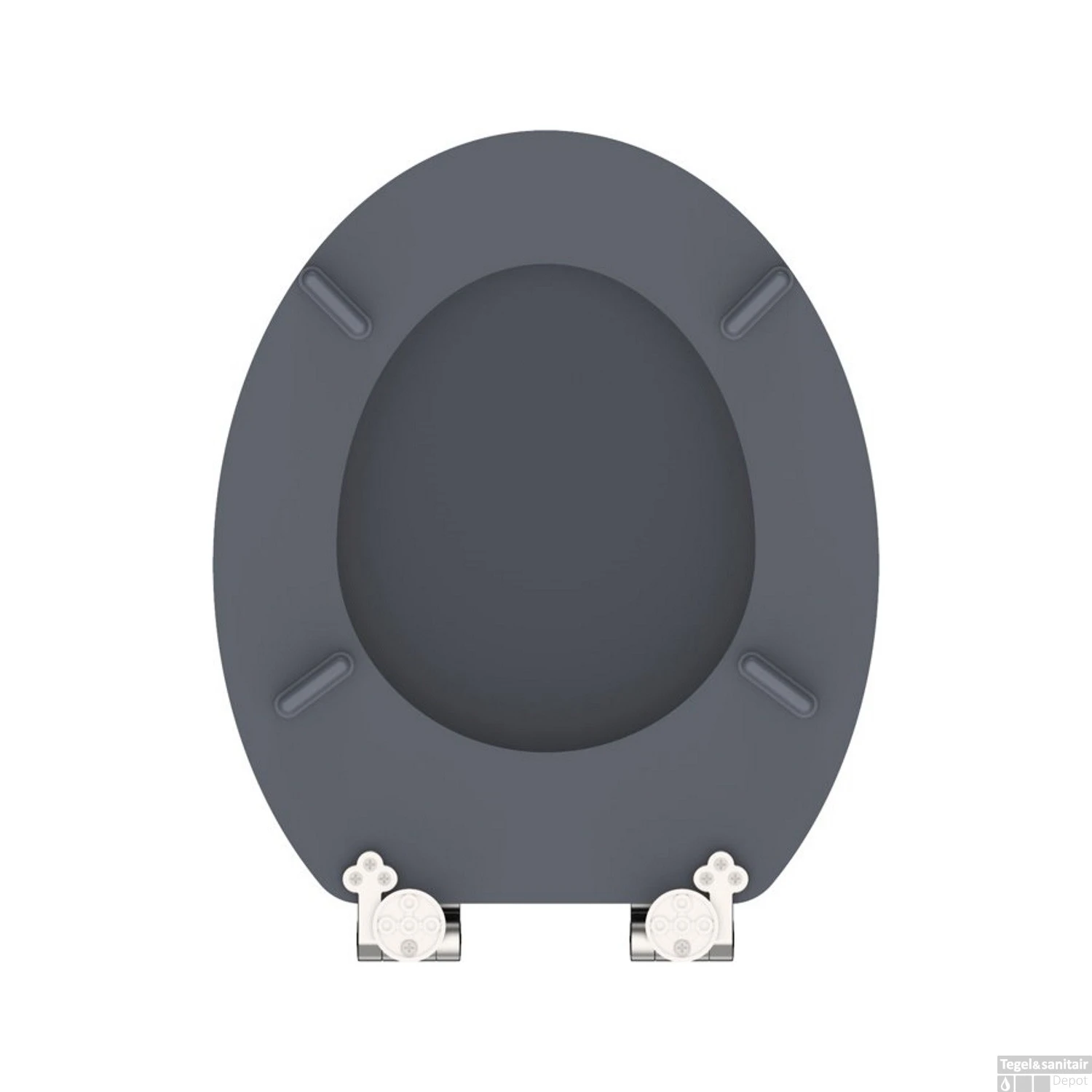 Toiletzitting Schutte Spirit Athrazit MDF Soft Close Mat Antraciet 6 Toiletzitting Schutte Spirit Athrazit MDF Soft Close Mat Antraciet - Afbeelding 4