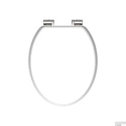 Toiletzitting Schutte White Soft Close MDF Wit