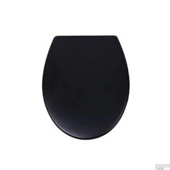 Toiletzitting Wiesbaden Malta One Touch Softclose Mat Zwart