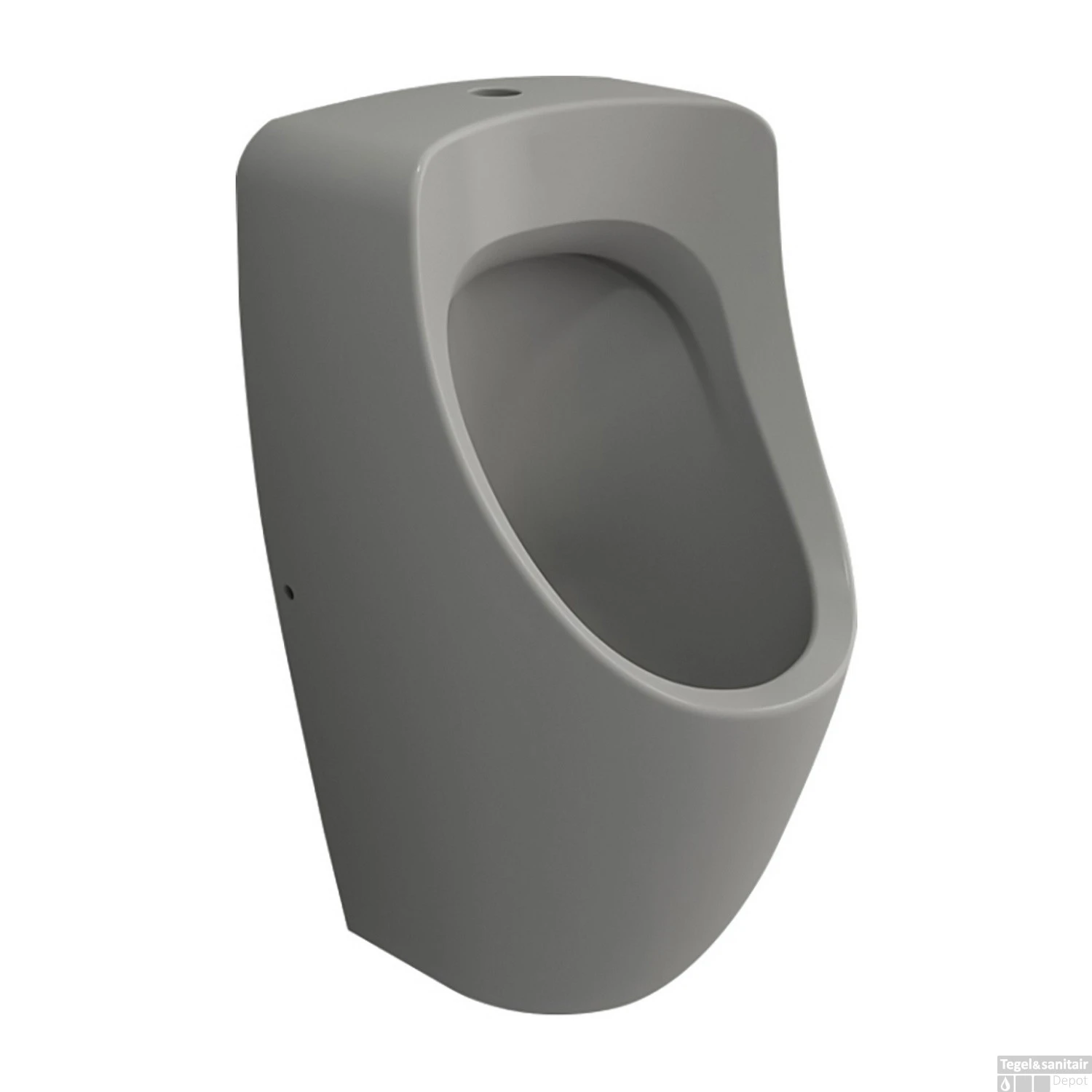 Urinoir Boss & Wessing Bocchi Met Bovenaansluiting Mat Grijs 3 Urinoir Boss & Wessing Bocchi Met Bovenaansluiting Mat Grijs