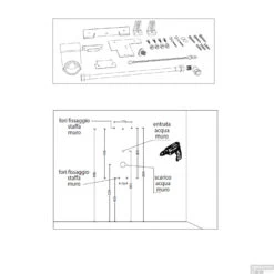 Urinoir Set Salenzi Hung Achterinlaat Mat Wit Met TECE Drukplaat Elektronisch Adaptor -Geberiter Meubels Geschaft urinoir salenzi mat wit tech1 7