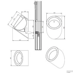 Urinoir Sanindusa WCA Keramiek Wit 11 Urinoir Sanindusa WCA Keramiek Wit -Geberiter Meubels Geschaft urinoir sanindusa wca keramiek wit tech 1