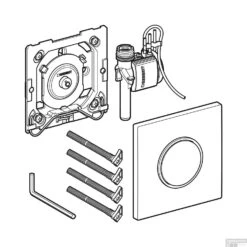 Urinoirstuursysteem Geberit Sigma 10 Pneumatische Bediening RVS Geborsteld -Geberiter Meubels Geschaft urinoirstuursysteem geberit sigma 10 pneumatische bediening rvs geborsteld tec3