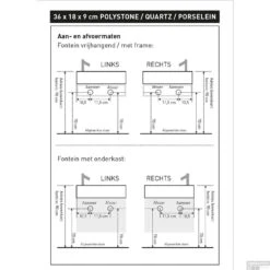 INK Versus Fontein Onderkast Universeel Links- Of Rechts Draaiend 36x18x27cm Hoogglans Wit -Geberiter Meubels Geschaft versus onderkast 1