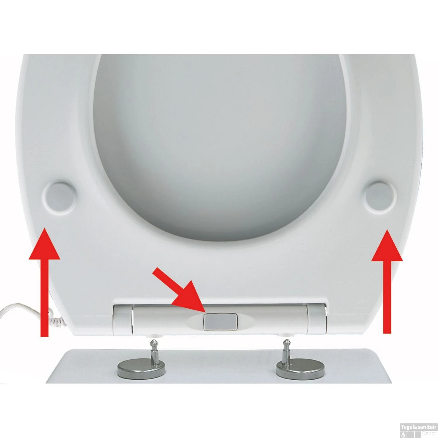 Verwarmde Toiletzitting Maro D'Italia ADOB Warmlet Softclose Wit 12 Verwarmde Toiletzitting Maro D'Italia ADOB Warmlet Softclose Wit - Afbeelding 10