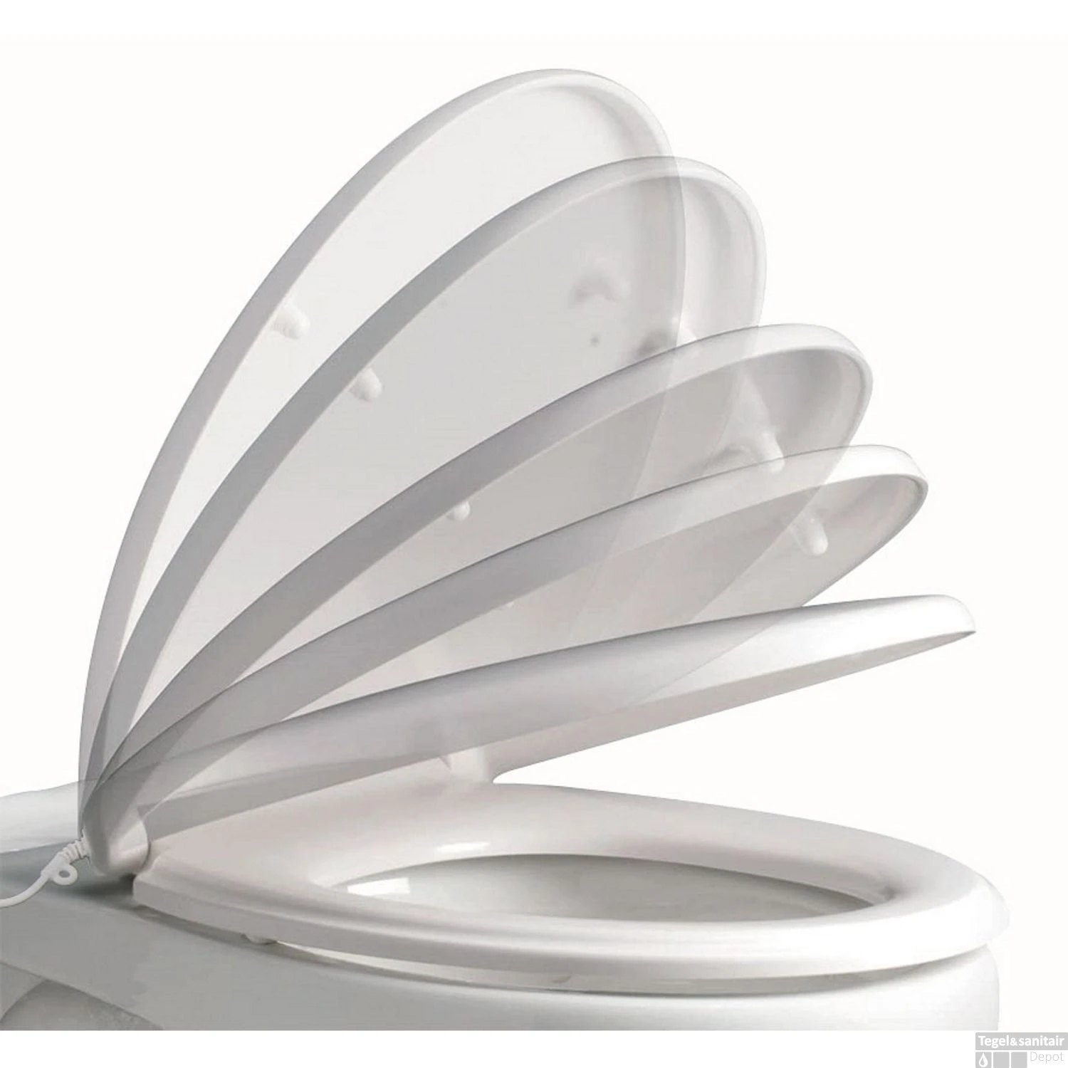 Verwarmde Toiletzitting Maro D'Italia ADOB Warmlet Softclose Wit 11 Verwarmde Toiletzitting Maro D'Italia ADOB Warmlet Softclose Wit - Afbeelding 9