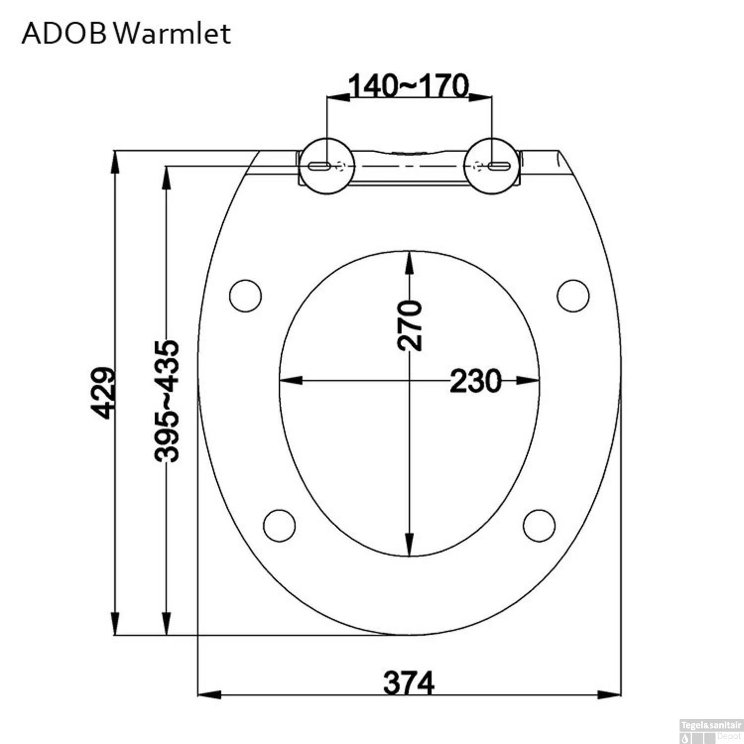 Verwarmde Toiletzitting Maro D'Italia ADOB Warmlet Softclose Wit 14 Verwarmde Toiletzitting Maro D'Italia ADOB Warmlet Softclose Wit - Afbeelding 12