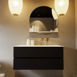 MONDIAZ VICA-DLUX 110cm Badmeubel Onderkast Urban 2 Lades. Inbouw Wastafel CLOUD Rechts Zonder Kraangat, Kleur Frappe, En Spiegel Model SPOT 17 MONDIAZ VICA-DLUX 110cm Badmeubel Onderkast Urban 2 Lades. Inbouw Wastafel CLOUD Rechts Zonder Kraangat, Kleur Frappe, En Spiegel Model SPOT -Geberiter Meubels Geschaft vica dluxe inbouw cloud frappe urban front2 0016