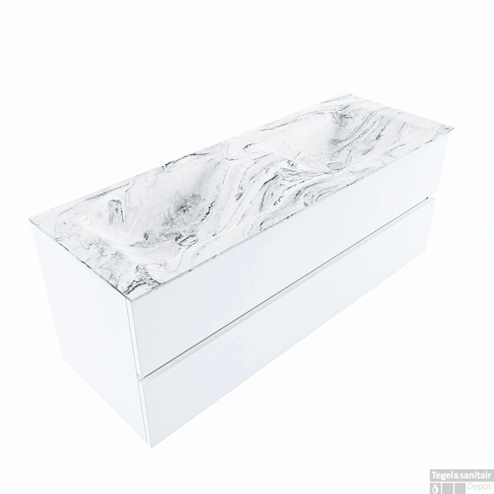 MONDIAZ VICA-DLUX 130cm Badmeubel Onderkast Talc 2 Lades. Inbouw Wastafel CLOUD Dubbel Zonder Kraangat, Kleur Glace, En Spiegel Model SPOT 3 MONDIAZ VICA-DLUX 130cm Badmeubel Onderkast Talc 2 Lades. Inbouw Wastafel CLOUD Dubbel Zonder Kraangat, Kleur Glace, En Spiegel Model SPOT