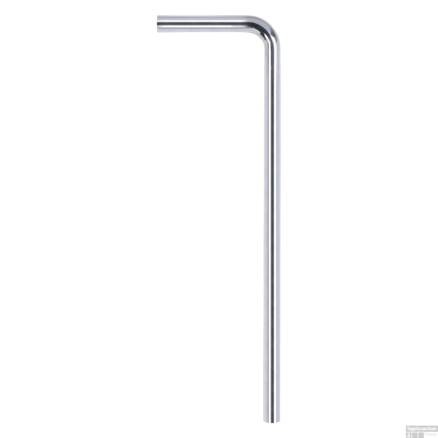 Vloerbuis Differnz 75x22 Cm Chroom 4 Vloerbuis Differnz 75x22 Cm Chroom - Afbeelding 2