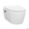 Wandcloset Idevit Alfa Met Bidet Randloos Wit Keramiek 36x52x30cm (Excl. Zitting)